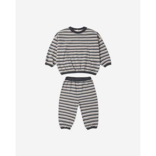 Relaxed Set Blue Stripe – Rylee + Cru