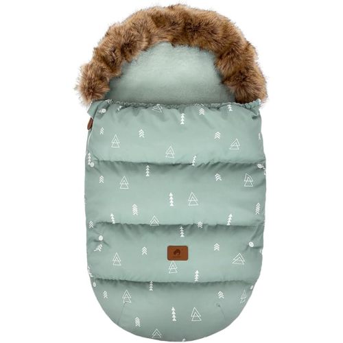 HOUSBAY Baby Stroller Bunting Bags Stroller Footmuff Universal Sleeping Bag Winter Outdoor Hooded Bunting Bag Windproof and Water-Resistant Suitable Below 5 ℃