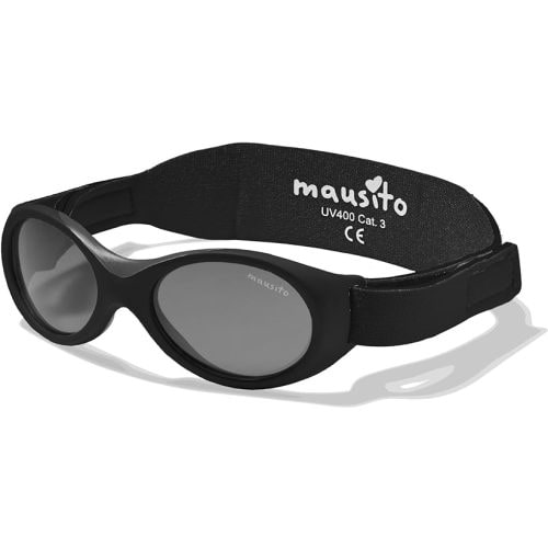 Mausito BABY sunglasses 0-24 months | Flexible BPA-Free infant sunglasses with adjustable strap | 100% UV Protection Sunnies