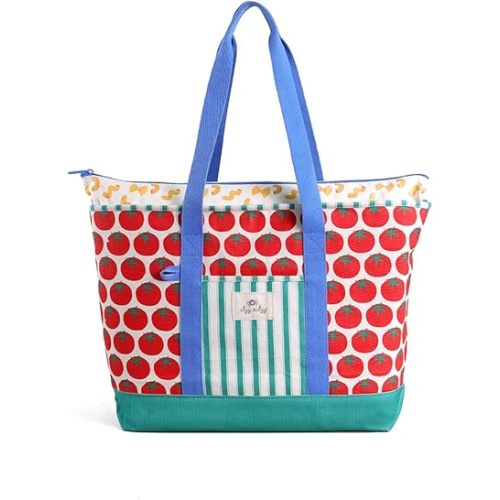 Itzy Ritzy Canvas Mom Tote (Pasta)