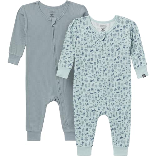 Modern Moments by Gerber Baby Viscose 2-pack Footless Tight Fitting Pajamas