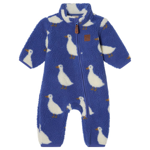 Austin Pile Fleece Coverall Nordic Blue Ducks