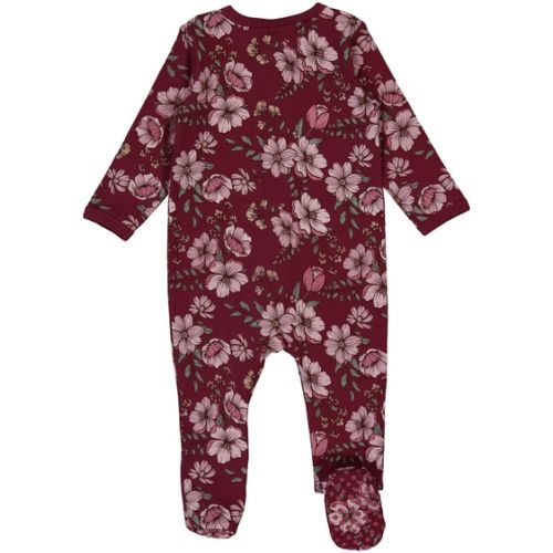 Dark Red Baby Cotton 2-Way Zip Romper | Best&Less™ Online
