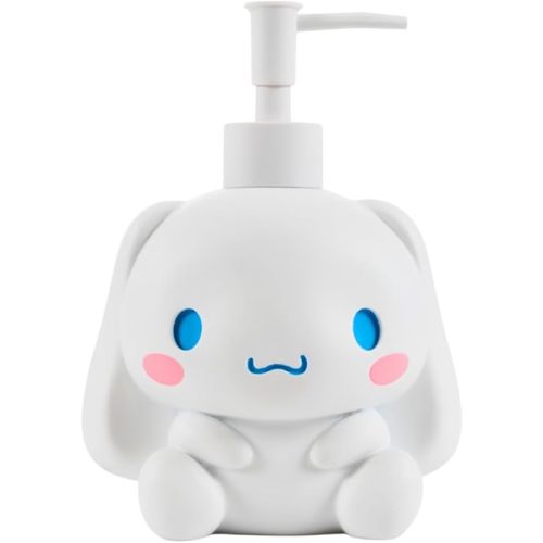 Cinnamoroll Soap/Lotion/Hand Sanitizer Resin Pump Dispenser, 12 Ounces, (Officially Licensed Product) By Franco Collectibles