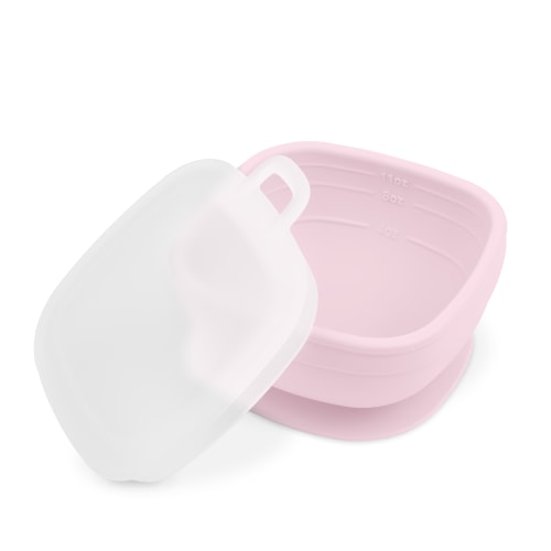 11 oz. Silicone Suction Bowl with Press In Lid