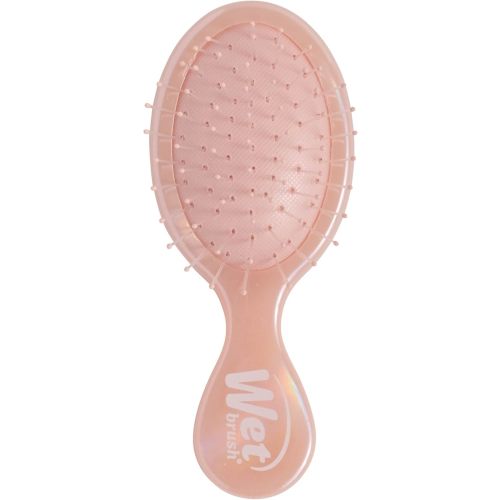 Wet Brush Mini Detangler Hair Brush, Bronze (Iridescence Icon), Detangling Travel Hairbrush, Ultra-Soft IntelliFlex Bristles Glide Through Tangles with Ease, Pain-Free, All Hair Types, Limited Edition