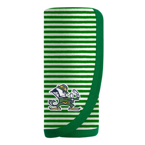 Notre Dame Fighting Irish Striped Blanket | College Baby