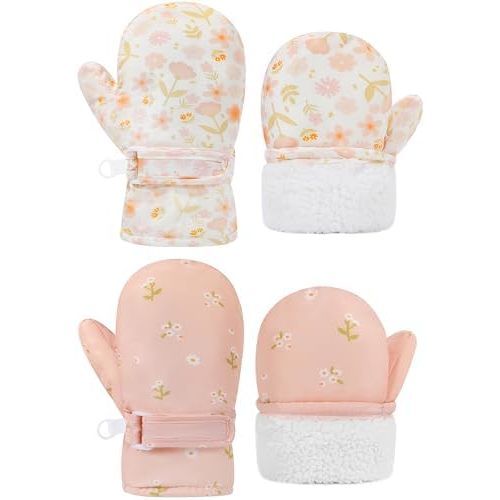 Baby Toddler Mittens Waterproof Winter Snow Gloves Cold Weather Warm Ski Fleece Kids Boys Girls 1t 2t 3t 4t