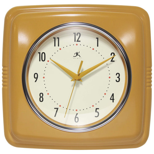 Hashtag Home Orrwell Square Plastic Wall Clock & Reviews | AllModern