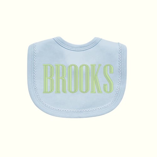 Brooks Bib - Picot Trim