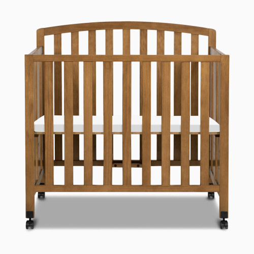 Dylan Folding Portable 3-in-1 Mini Crib - Chestnut