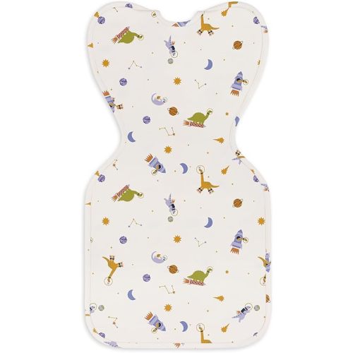 Love to Dream Swaddle UP, Baby Sleep Sack, Self-Soothing Swaddles for Newborns, Improves Sleep, Snug Fit Helps Calm Startle Reflex, New Born Essentials for Baby,1.0 TOG, 5-8.5 lbs, Space Dinos