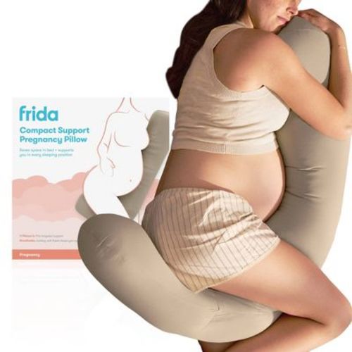 Frida Mom Compact Support 4-in-1 Pregnancy Pillow - Taupe