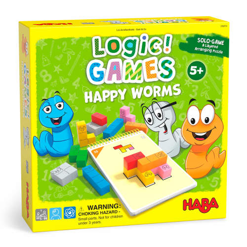 Logic! GAMES: Happy Worms– HABA USA