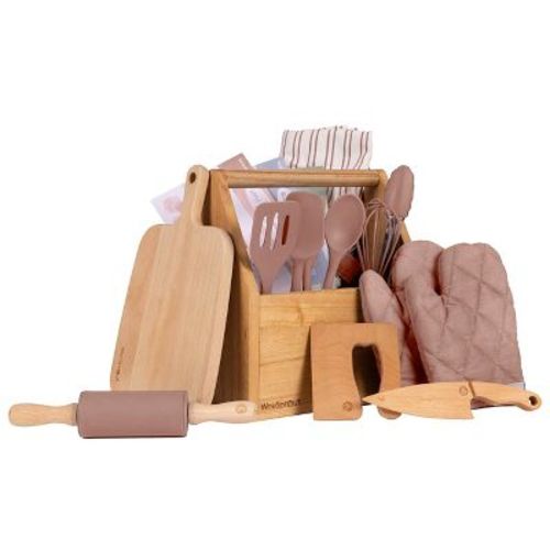 Weesprout Little Chef Kids Cooking & Baking Set, 14 Piece Cooking Set - Purple