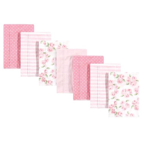 Little Treasure Unisex Baby Cotton Flannel Burp Cloths, Beyoutiful, One Size