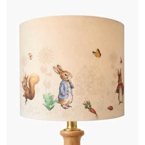 Beatrix Potter lamp Peter Rabbit  lampshade nursery lampshade baby shower gift lamp childrens  lampshade Peter Rabit nursery decor