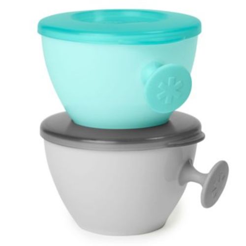 SKIP*HOP® Easy Grab Bowls in Grey/Teal (Set of 2) - GREY/TEAL - SET OF 2