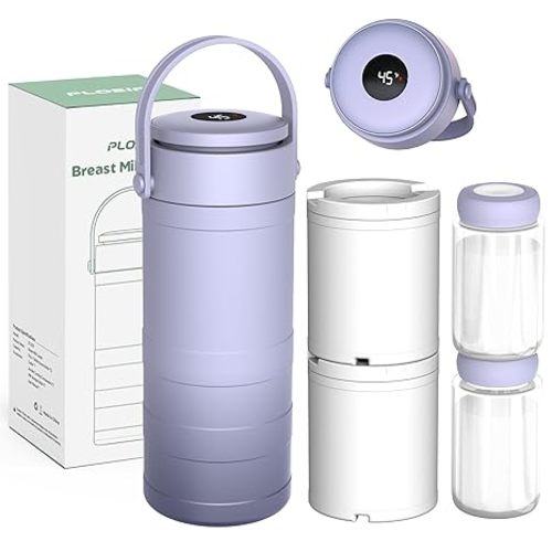 Portable Breast Milk Cooler Bottle with Digital Temp Display