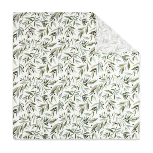 babyletto Olive Branches Organic Muslin Swaddle | Wayfair