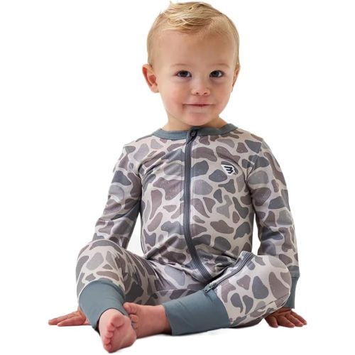 Burlebo Baby Zip Up – Soft Performance Fabric with Fold-Over Cuffs