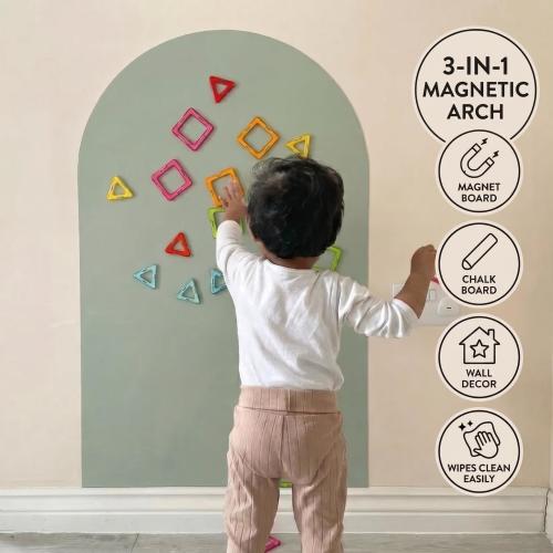 Removable Magnetic Arch Chalk Board Wall Sticker