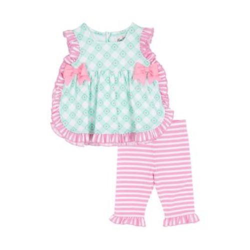 Baby Girls Dot/Striped Legging Set