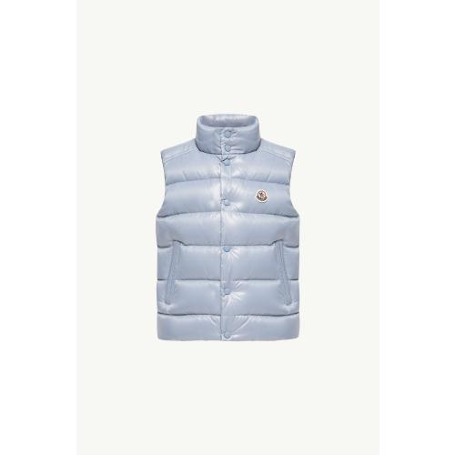 Light Blue Tib Down Vest - Down Jackets & Vests for Children | Moncler US