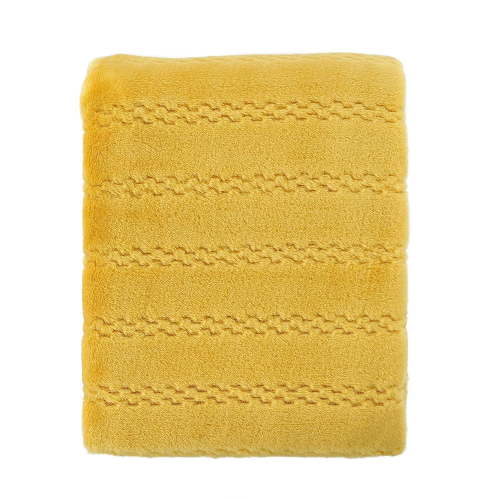 CREVENT 30''X40'' Soft Cozy Warm Baby Blankets for Boys Girls Solid Color - All Season Use - Newborn Essentials (Sunshine Yellow)