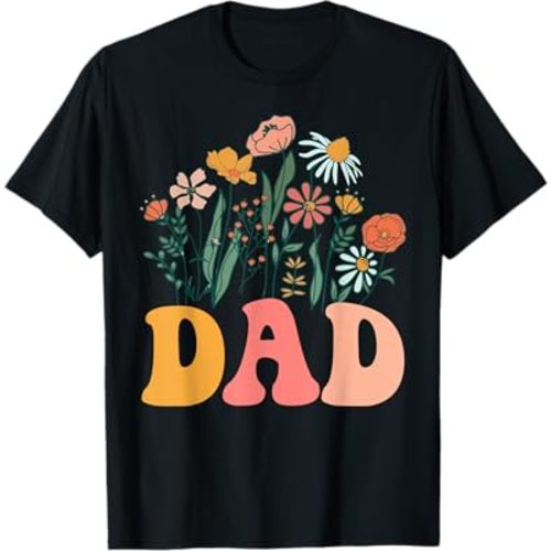 New DAD Wildflower First Birthday & Baby Shower T-Shirt
