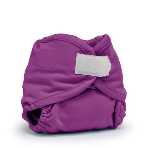 Kanga Care Rumparooz Double Leg Gusset Reusable Cloth Diaper Cover Newborn Aplix Orchid Purple 4-15lbs