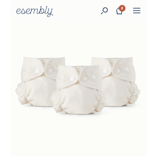 Cloth Diaper Inners - Size 1 & 2 - Esembly Baby