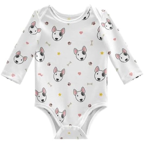 vvfelixl Baby Bodysuits Shrimp Prawn with Lemon Slice Long Sleeve Cotton Baby Clothes for Boys Girls 0-3M