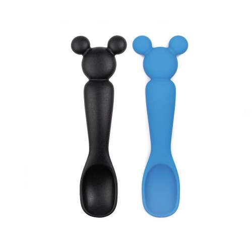 Silicone Minnie & Mickey Mouse Spoons | First Dipping Spoons | Bumkins