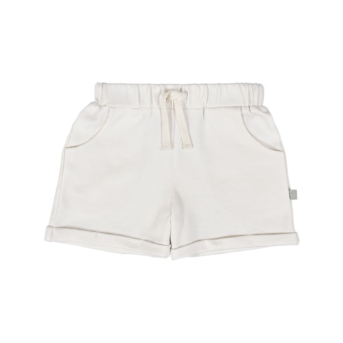 Organic Cotton Shorts Ivory | Finn + Emma | Honey and Bro Co – The Honey and Bro Co.