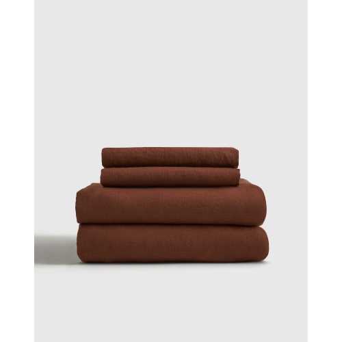 Linen Sheets | Quince in Espresso