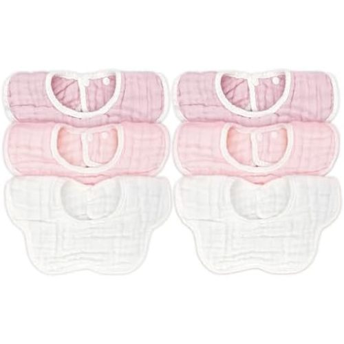 Baby Bibs Muslin Drool Teething Drooling Bibs for Baby Girl Boy Muslin Cotton