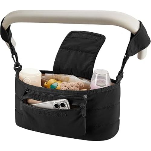mommore Universal Stroller Organizer with Cup Holder, Baby Stroller Caddy