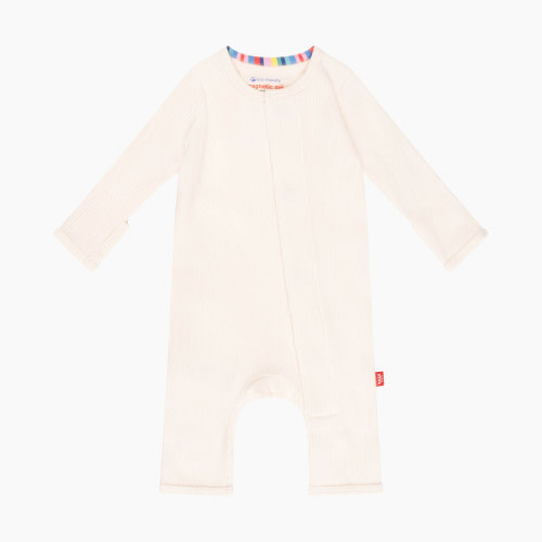 Magnetic Me Cotton Coverall - Whipped Cream, 0-3 M