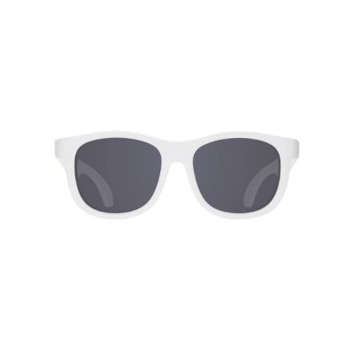 Little Suns by Babiators Rubber Navigator Sunglasses - White: UV Protection, One Size Fits Most