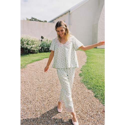 Penelope Sleep Set - Pants - Cotton Modal - Wild Daisy – Piyama USD