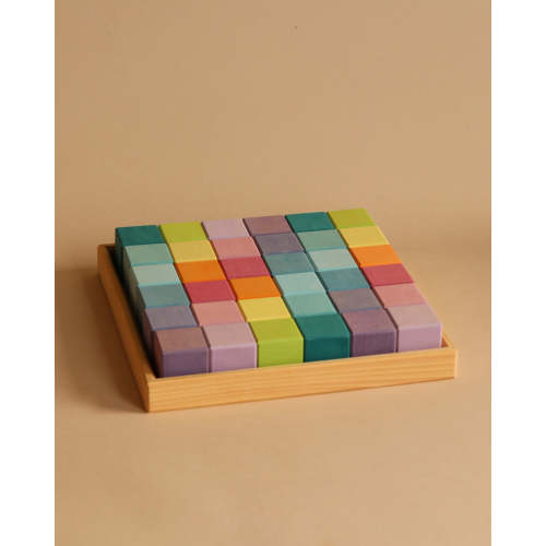 Grimm's Pastel Mosaic Building Blocks
