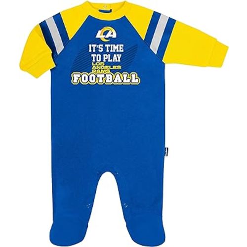 Gerber NFL Unisex Baby Nfl Team Footed Sleep and Play