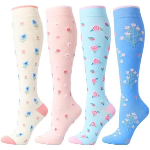 LEVSOX Compression Socks Women and Men, 20-30mmHg, Best for Nurses, Travel, Pregnancy