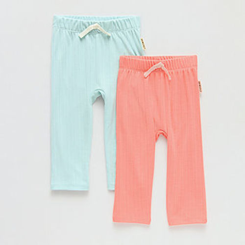 Proudly™ Baby Girls 2-pc. Pant Set, Color: Coral Aqua - JCPenney