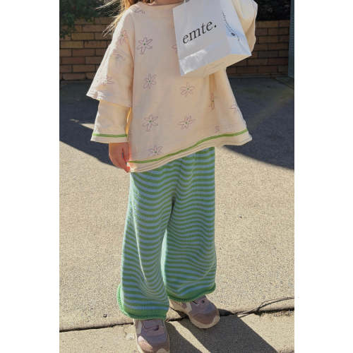 Rolly Knit Pants | Apple Stripe – WORN CURATIONS