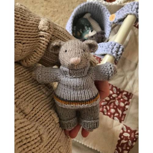 Baby’s first soft toy, soft mouse, newborn gift, wool mouse , baby shower gift , soft toys animals, knitted toy, made in Ukraine