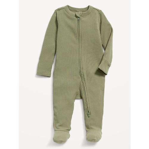 Unisex Sleep &amp; Play 2-Way-Zip Footed One-Piece for Baby