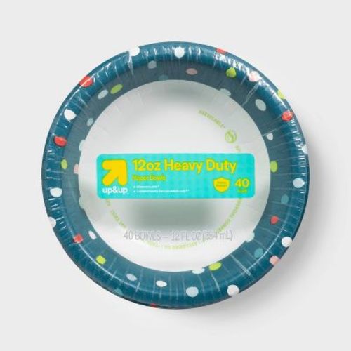 Dots Paper Bowl - 12oz/40ct - up&up™