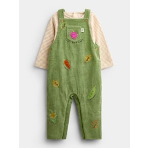 Buy Jojo Maman Bébé Green Vegetable Appliqué Dungaree Set from Next USA